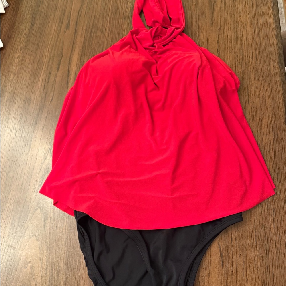 Red Halter Swimsuit